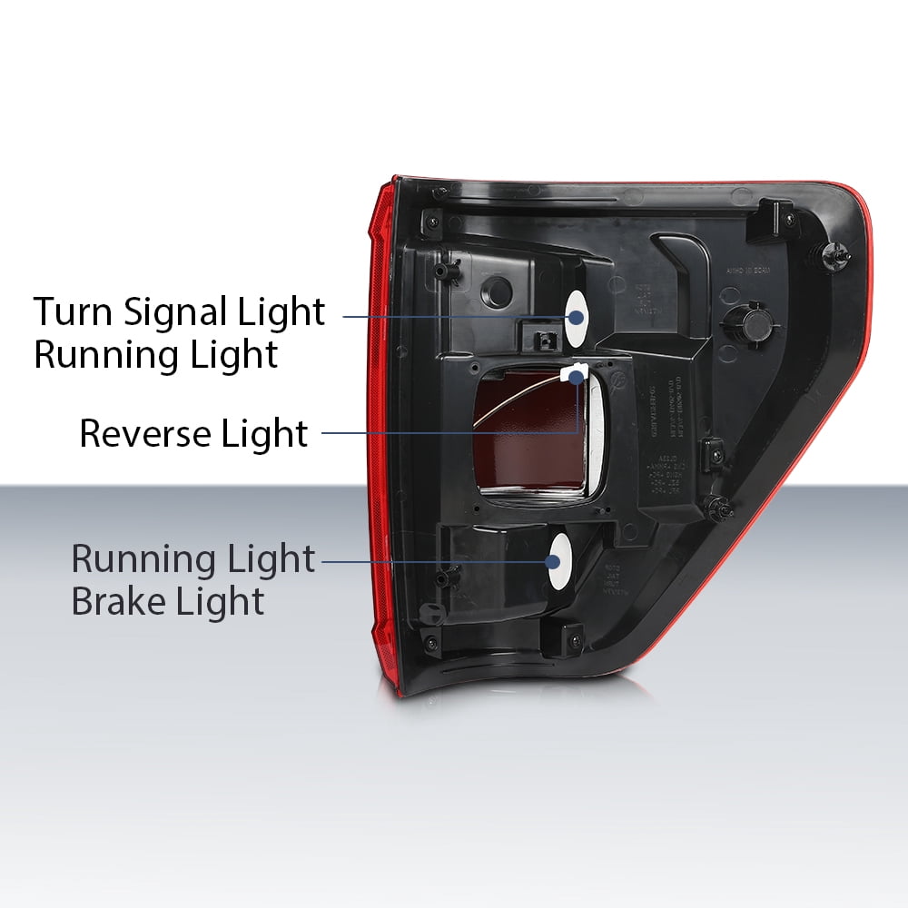 Tail Light Brake Lamps W/Blind Spot Left Driver Fit For Ford F150 F-150 XLT 2021-2023