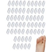 Anti-Friction Silicone Breathable Small Toe Protectors Women for Heels Toe Covers - Toe Covers Caps - Toe Sleeves for Runners for Corns, Blisters and Pain Relief (60)