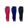 thumbnail image 4 of Pantalon Legging Haute Élasticité Femme Extensible Compression Tenue de Sport Décontractée Yoga Jogging Leggings Pantalons avec Poche, 4 of 8