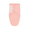 thumbnail image 4 of Mantas para bebé para niñas, plumas y puntos ondulados, color naranja, rosa, paquete de 3 unidades, saco de dormir ajustable para recién nacidos, 0-3 meses (pequeño/mediano), 4 of 4