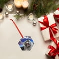 thumbnail image 6 of Zufioo Astronaut in Outer Space Print Large Acrylic Christmas Ornaments, Suitable for Christmas Tree Christmas Holiday Party Pendant Decorations-Hexagon, 6 of 7