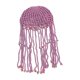 thumbnail image 2 of Sombrero De punto para Fiesta Yinane Crochet Beanie Cap Borla Decorativo Rosa, 2 of 7
