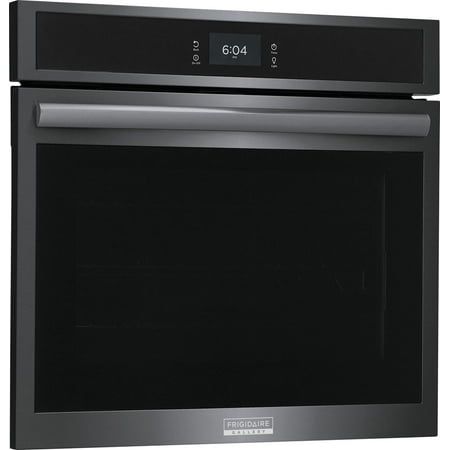 Frigidaire - Gallery 30" Built-in Single Electric Wall Oven with Total Convection - Black Stainless Steel