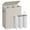 Cappuccino Beige, variant on Laundry Hamper, 50.2 Gal 3-Compartment Basket with Lid & Removable Liners, for Whole Family Laundry Sorting, Dove Gray