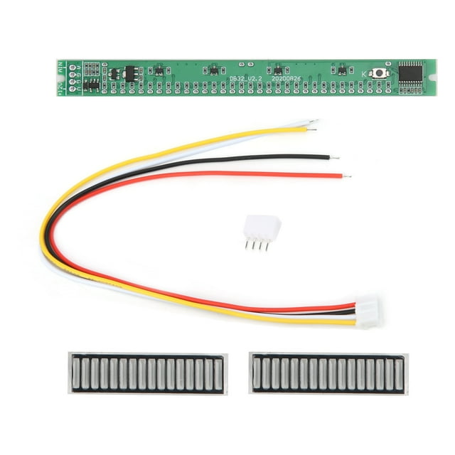 Music Level Indicator Music Led Light 32-bit Level Indicator Diy Electronic Kits 32 Bit Music Level Indicator Lamp Voice Control 16LED Light Spare Part Component