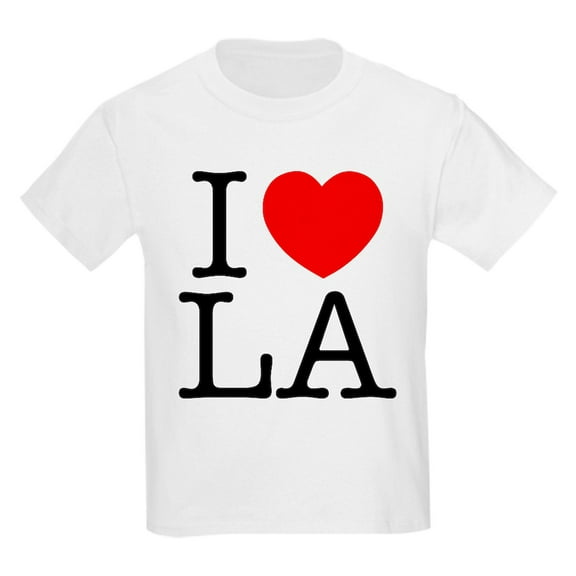 CafePress - I Heart L.A. Kids Light T Shirt - Light T-Shirt Kids XS-XL