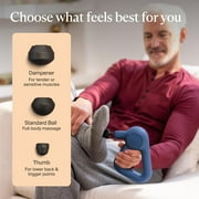 Therabody Theragun Relief Handheld Percussion Massage Gun - Easy-to-Use, Comfortable & Light Personal Massager for Every Day Pain Relief Massage Therapy in Neck, Back, Leg, Shoulder and Body (Navy)
