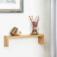 thumbnail image 4 of Honey-Can-Do Wall Ledge Shelf 15.75", Bamboo, 4 of 7