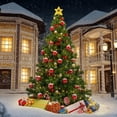 thumbnail image 5 of Adorno para árbol de Navidad con forma de estrella en 3D, árbol de Navidad decorativo con forma de estrella de píxel, decoración para árbol de Navidad para reuniones, festividades y fiestas, 5 of 5