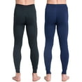 thumbnail image 2 of BadPiggies 2-Pack Men's Thermal Underwear Pant Super Soft Long Johns Winter Warm Cotton Base Layer Bottoms, 2 of 7
