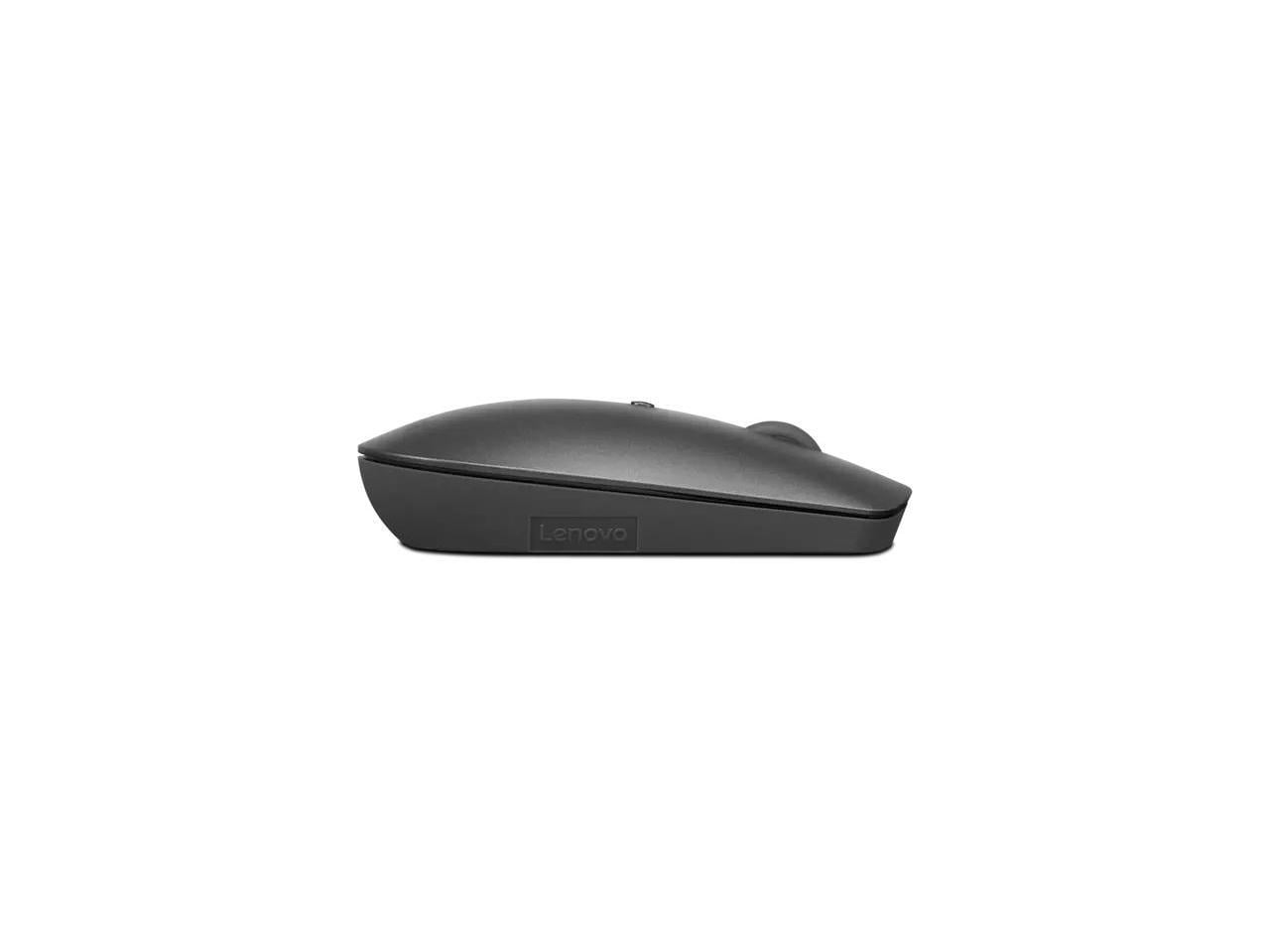 Lenovo ThinkBook Bluetooth Silent Mouse - Optical - Wireless - Bluetooth - Iron Gray - 2400 dpi - Scroll Wheel - 3 Button(s)