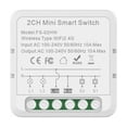thumbnail image 1 of Interruptor Smart de 2 Vías 16A WiFi Módulo de Interruptor de Luz Compatible con Alexa/Google Home, Control Remoto por APP, Control por Voz, Modo DIY, No Requiere Hub, 1 of 9