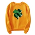 thumbnail image 1 of Pompotops Chandail pour Hommes de la Saint-Patrick en Molleton Imprimé Col Rond Décontracté en Solde, 1 of 3