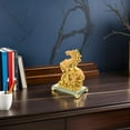 thumbnail image 1 of unbranded Figurilla Caballo Dorado De Resina Para Hogar Y Oficina Con Símbolo De Feng Shui, 1 of 6