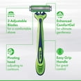 thumbnail image 4 of Sensor3 Sensitive Men's isposable Razor, 4 Razors, 4 of 6