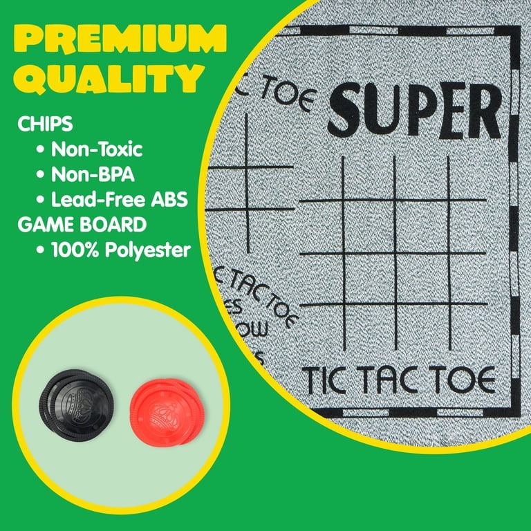 Joyfy 3-in-1 Giant Checkers and Tic Tac Toe photo 5