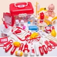 thumbnail image 1 of 52pcs Kids Toys Pretend Doctor Set Simulation Medical Children Play Child Gift, 1 of 3