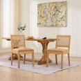 thumbnail image 6 of Jopath Rattan Dining Chairs Set of 2, Cane Upholstered Kitchen Side Chair with Natural Hardwood Frame for Kitchen Restaurant Tan, 6 of 9