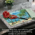 thumbnail image 4 of CounterArt "Holiday Palms" 3mm Tempered Glass Cutting Board, 4 of 7