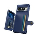 thumbnail image 3 of Nalacover Wallet Case for Google Pixel 9 / 9 Pro, Credit Card Slots Holder Luxury PU Leather Cover, Magnetic Car Mount Shockproof Lens Protective Case for Google Pixel 9 / 9 Pro, Darkblue, 3 of 7