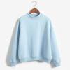 thumbnail image 1 of Hauts à Manches Longues pour Femmes à Col Roulé Uni et Sweat en Velours, 1 of 6