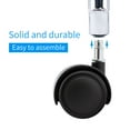 thumbnail image 6 of Duhome Swivel Office Chair Wheels 2 Inch Casters Replacement Universal Fit Set of 5 Black, Type 2, 6 of 6