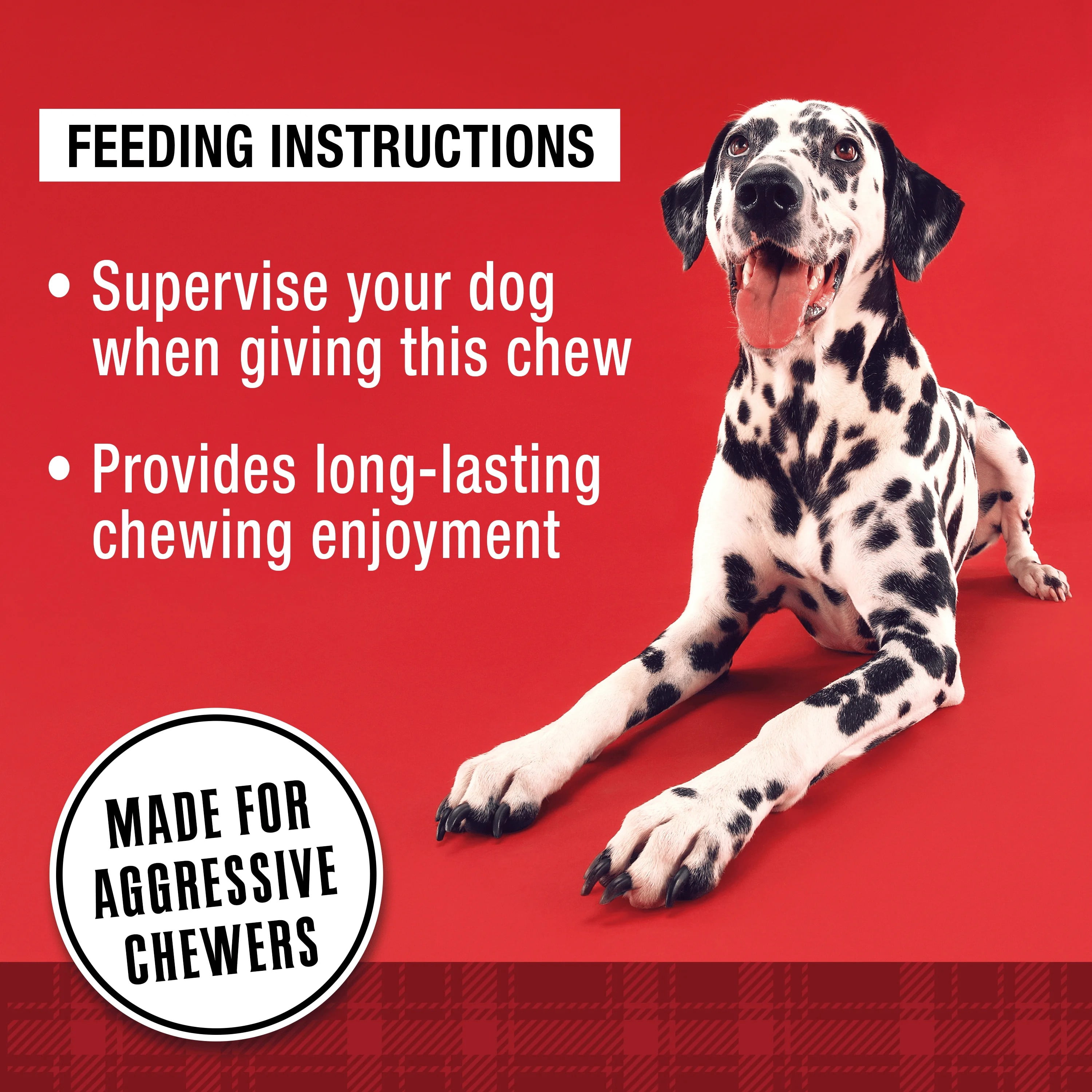 (3 pack) Ol' Roy 3-inch Stuffed Shin Bone Dog Chew Treats, 1 Peanut Butter and 1 Bacon and Cheese, 2 Count