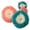 Orange/Green, 2Pcs, variant on Éclat Long Stretch Back Loofah, Braided Mesh Shower Sponge with Rope Handles, Exfoliating Body Scrubber, Long Handle Bath Pouf for Deep Cleansing & Gentle Exfoliation (Pink/Green, 2Pcs)