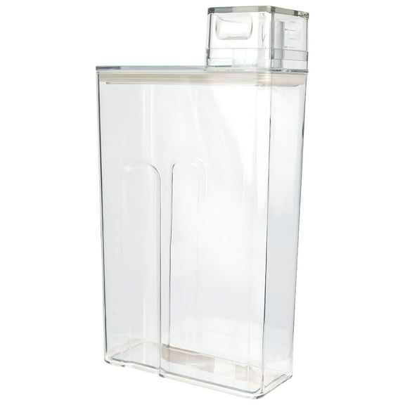 ACDANC Laundry Detergent Storage Box Glass Containers Travel Soap Sub Bottle for Lotion Transparent Large Capacity Powder