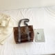 thumbnail image 3 of Bolso de hombro transparente para mujer Bolso de compras de PVC impermeable Bolso informal de playa (marrón), 3 of 9