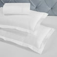 thumbnail image 4 of Superior Moonlawn Embroidered Cotton Duvet Cover Set, King/California King, White/White, 4 of 10