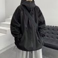 thumbnail image 2 of Sudadera de Harajuku japonés para hombre, Sudadera con capucha de gran tamaño, abrigo largo, prendas de vestir góticas de Hip Hop, ropa de calle, abrigo, Tops, ropa, 2 of 4