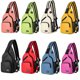 thumbnail image 2 of Mochila pequeña informal para mujer y niña, bolso de pecho con agujero para auriculares, bolsos cruzados para mujer, bolsos de hombro deportivos para ciclismo Fivean unisex, 2 of 2