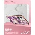 thumbnail image 4 of i-Blason Cosmo Snap Case Designed for iPhone 12/iPhone 12 Pro 6.1 Inch (2020 Release), Slim with Built-in 360° Rotatable Ring Holder Kickstand Supports Car Mount (Ameth), 4 of 9