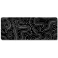 thumbnail image 1 of Alfombrilla de ratón ALOEU de aleación de aluminio con contorno topográfico y base de 3 mm, color plateado, 1 of 5