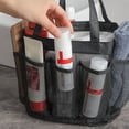 thumbnail image 3 of Guardoinrt Multi Pocket Mesh Swimming Bag Portable Travel Storage Lightweight And Foldable Portable Shower Bag grey, 3 of 6