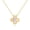 gold, variant on S.Leaf Gold Clover Necklace for Women 18K Gold Plated Clover Pendant Pendant Charm Lucky Necklaces