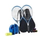 thumbnail image 3 of Pelota de entrenamiento de tenis con cuerda elástica, equipo de entrenamiento de tenis para principiantes, reboteador de tenis para 2 piezas de raqueta para adultos, 3 of 8