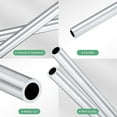 thumbnail image 2 of Tubo redondo de aluminio 6063 de 250 mm en paquete de 2, tubería de aluminio sin costura de 5 mm ID 7 mm OD para manualidades DIY [0.2x0.28x9.8IN], 2 of 7