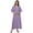 Lavender, variant on Moomaya Women Button Down Cotton Summer Maternity Kimono Sleeve Kaftan Dress