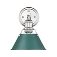 thumbnail image 1 of Orwell 1-Light Bath Vanity in Chrome with Pine Green, 1 of 7