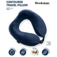 thumbnail image 2 of Brookstone Travel Neck Pillow - Contoured Head Memory Foam Neck Support Pillow for Travelling, 2 of 5