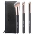 thumbnail image 1 of ENERGY Juego de brochas de maquillaje en ángulo, base en polvo vegana, bronceador, contorno de nariz, corrector, brocha de maquillaje para crema líquida, polvos fijadores, mezcla con bolsa de viaje, 1 of 5