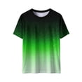 thumbnail image 4 of Mens Big and Tall T-Shirts, Short Sleeve Shirts for Men Summer Fashion Loose Fit Ombre Tie Dye Crewneck Tees, 4 of 6
