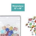 thumbnail image 3 of MMBM 1000 Clear Plastic Reclosable Bags Self Seal Zip Lock Choose: Type, Mil & Size, 3 of 7