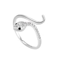 thumbnail image 5 of Anillo de serpiente con incrustaciones de plata esterlina s925, diseño de nicho de temperamento, joyería de alta calidad, accesorios de anillo abierto de serpiente con sentido para mujeres, 5 of 5