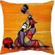 thumbnail image 2 of Pieces Cushion Cover 45 X 45 Cm Ethnic African Women Pillowcase African Culture Cushion Cover For Sofa Home Shop Bar Decoration, 2 of 4