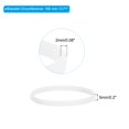 thumbnail image 2 of Uxcell Silicone Bracelets Luminous Rubber Wristbands Blank Stretch Sports Bands White 20 Pack, 2 of 6