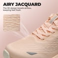 thumbnail image 2 of Women's Walking Shoes Cushion Running Tennis Comfortable Arch Support Breathable Lightweight Gym Workout Athletic Fashion Sneakers, 2 of 7