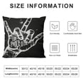 thumbnail image 5 of SHANXI  Throw Pillow Covers Home Decor Rock Roll Music Guitar Vintage Retro Sun Pillow Cases Decorative 18x18in, 5 of 5